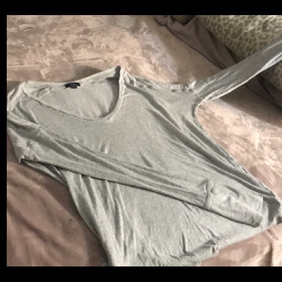 Rails Tops - RAILS Long Sleeve Deep V-Neck Shirt